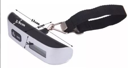 Balanza Digital Portátil para Maletas – Hasta 50kg | Ideal para Viajes