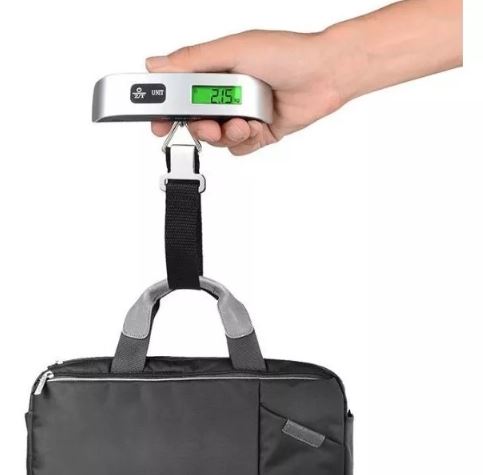 Balanza Digital Portátil para Maletas – Hasta 50kg | Ideal para Viajes