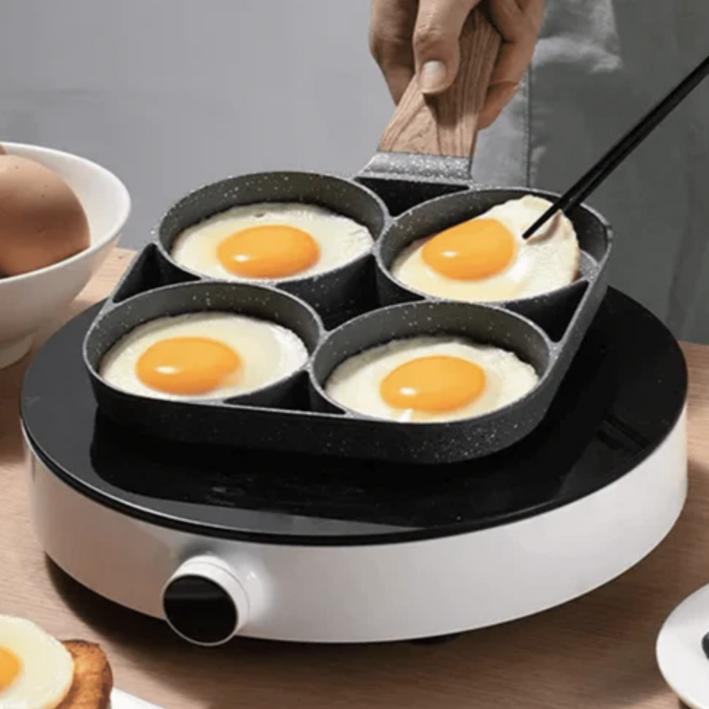 Sartén Multiuso 4 en 1 – Cocina Más en Menos Tiempo
