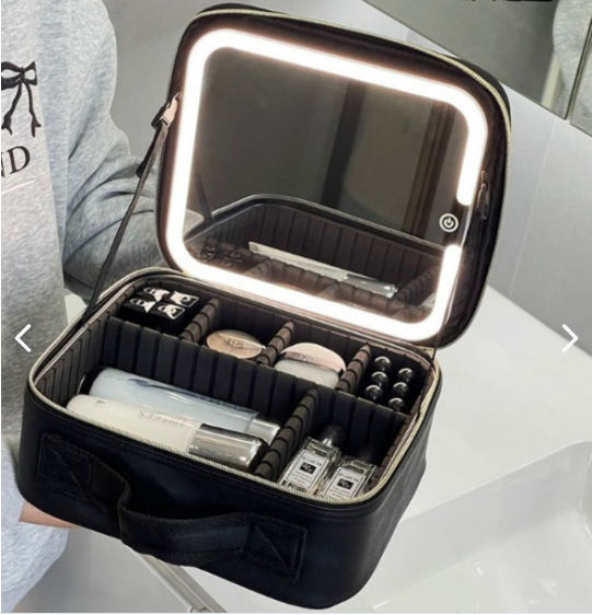 Cosmetiquero con Luz LED – Maquíllate Perfectamente en Cualquier Lugar