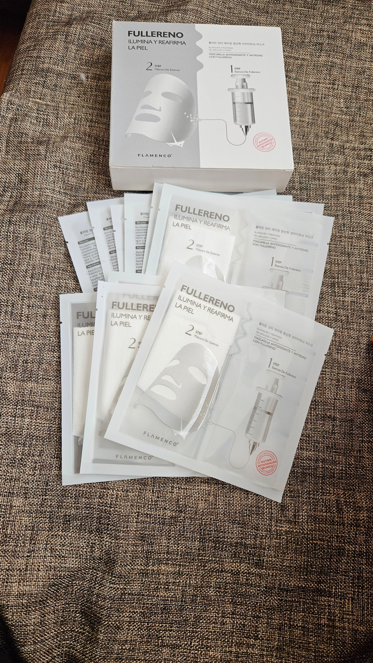 Mascarillas Antiarrugas de Colágeno – Pack 10 Unidades | Hidratación y Rejuvenecimiento Facial