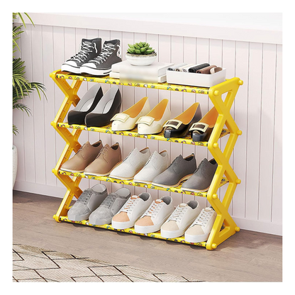 Zapatero Zig Zag de 4 Niveles – Orden y Estilo en tu Hogar