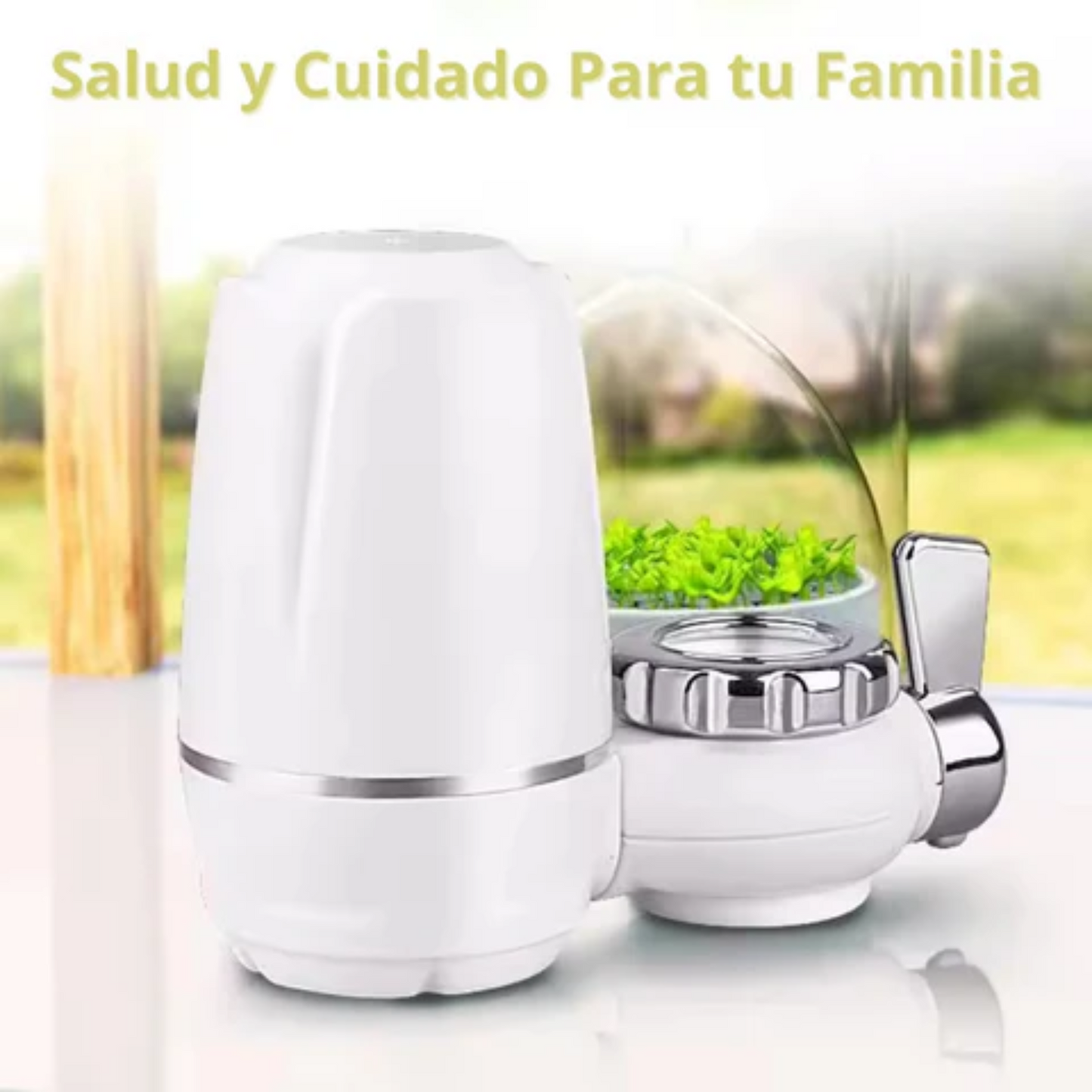 Filtro Purificador de Agua para Grifo – Agua Limpia y Segura al Instante
