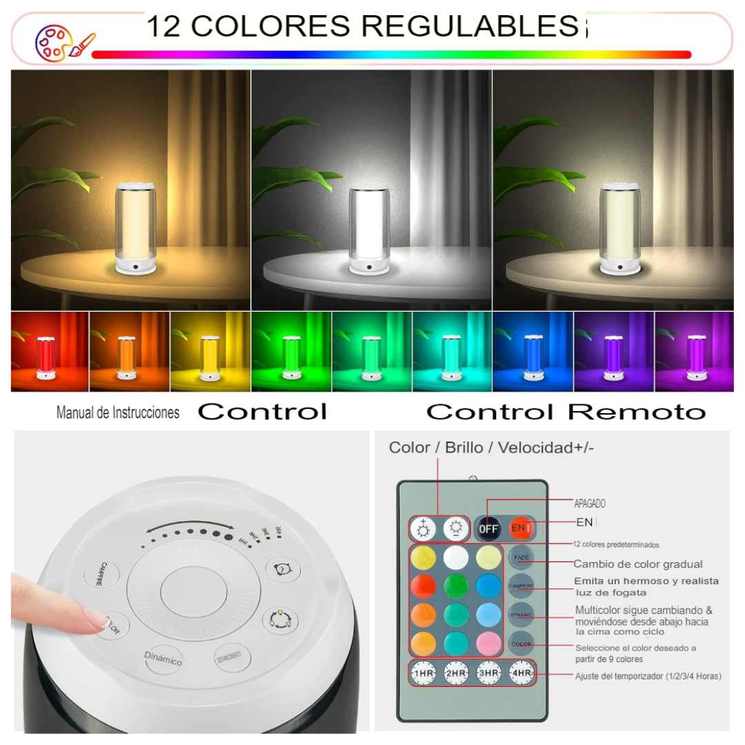 Altavoz Bluetooth Crystal – Sonido Envolvente y Estilo Iluminado