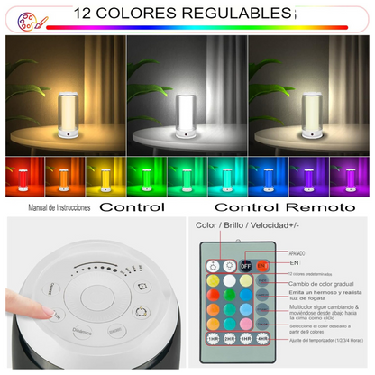 Altavoz Bluetooth Crystal – Sonido Envolvente y Estilo Iluminado